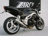 ZARD Triumph Speed Triple 955 (02/04) Stainless Steel Slip-on Exhaust "Conical" (racing)