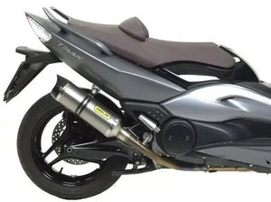 ARROW 71457MI+73507PK Yamaha TMAX 530 (2012+) Titanium Full Exhaust System "Competition Evo Race-Tech" (racing) – Accessories in the 2WheelsHero Motorcycle Aftermarket Accessories and Parts Online Shop