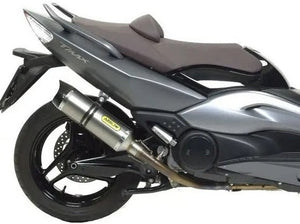 ARROW 71457MI+71753PK Yamaha TMAX 530 (2012+) Titanium Full Exhaust System "Competition Evo Thunder" (racing)