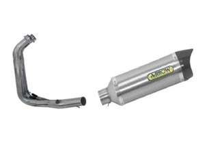 ARROW 71655KZ+71817PK Yamaha Tracer 700 (2020+) Titanium Full Exhaust System "Competition Evo Thunder" – Accessories in the 2WheelsHero Motorcycle Aftermarket Accessories and Parts Online Shop