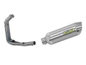 ARROW 71655KZ+71817AO Yamaha Tracer 700 (2016+) Aluminum Full Exhaust System "Competition Evo Thunder" – Accessories in the 2WheelsHero Motorcycle Aftermarket Accessories and Parts Online Shop