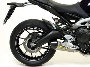 ARROW 71620MI+71812XKI Yamaha MT09 (2013+) Titanium Full Exhaust System "Competition Evo X-Kone" (racing)