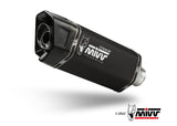 MIVV A.015 Aprilia RSV4 (2021+) Slip-on Exhaust "SR-1" (black; approved) – Accessories in the 2WheelsHero Motorcycle Aftermarket Accessories and Parts Online Shop
