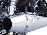 ZARD Triumph Bonneville T100 (08/16) Full Exhaust System "Conical" (fuel injection; low mount)