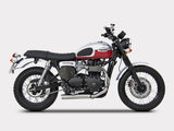 ZARD Triumph Bonneville T100 (08/16) Full Stainless Steel Exhaust System "Cross" (fuel injection; racing)
