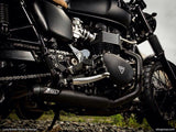 ZARD Triumph Bonneville T100 (08/16) Full Stainless Steel Exhaust System "Cross" (fuel injection; racing)