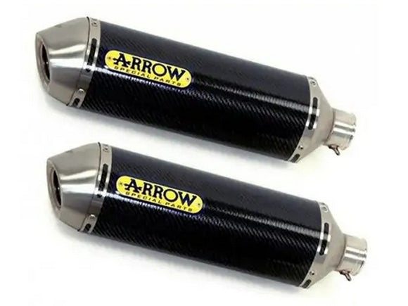 ARROW 71755MO Kawasaki Z1000 (2010+) Carbon Slip-on Exhaust 