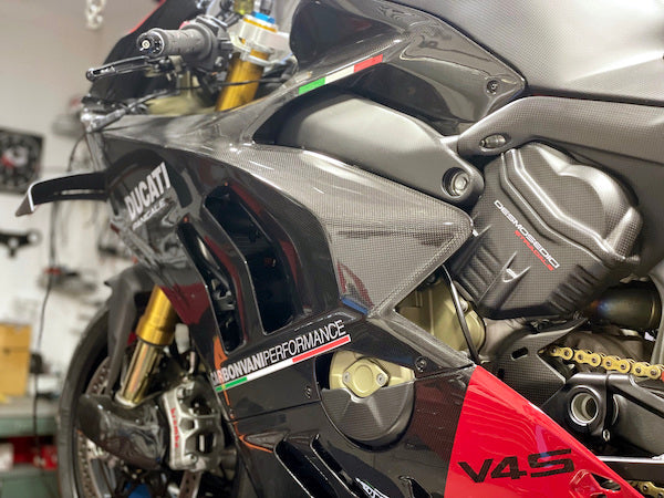 CARBONVANI Ducati Panigale V4 (2022+) Carbon Side Fairing Panel – Two ...