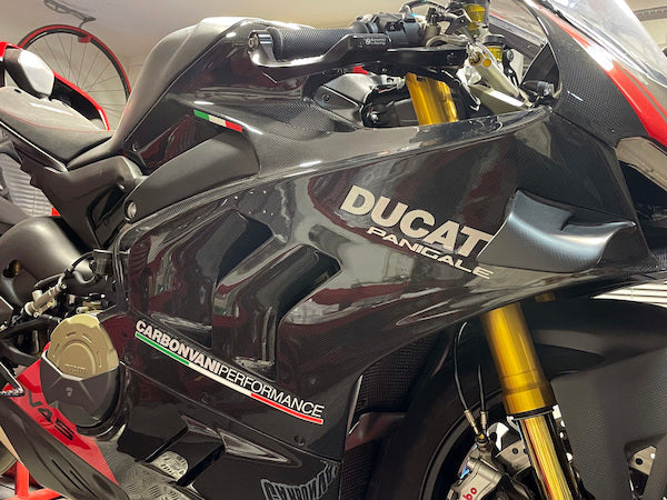 CARBONVANI Ducati Panigale V4 (2022+) Carbon Side Fairing Panel – Two ...