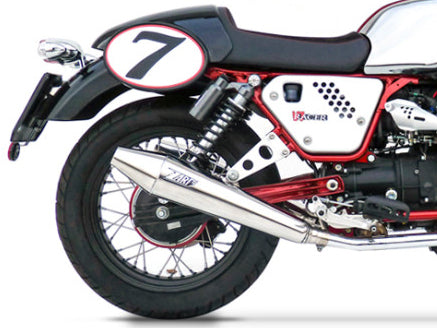 ZARD Moto Guzzi V7 Café Racer (09/12) Double Slip-on Exhaust 
