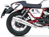 ZARD Moto Guzzi V7 Café Racer (09/12) Double Slip-on Exhaust "Conical"
