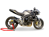 HP CORSE Triumph Street Triple (08/12) Slip-on Exhaust "Hydroform Black" (EU homologated) – Accessories in the 2WheelsHero Motorcycle Aftermarket Accessories and Parts Online Shop