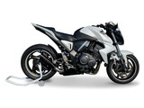 HP CORSE Honda CB1000R Slip-on Exhaust "Evoxtreme Black Single" (high position)