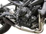 HP CORSE Triumph Street Triple (13/16) Slip-on Exhaust "Evoxtreme Black" (EU homologated) – Accessories in the 2WheelsHero Motorcycle Aftermarket Accessories and Parts Online Shop