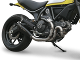 HP CORSE Ducati Scrambler 800 (2015+) Slip-on Exhaust "Evoxtreme 260 Black" (EU homologated)