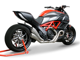 HP CORSE Ducati Diavel Dual Slip-on Exhaust "Hydroform Evolution Satin" (EU homologated)
