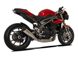 HP CORSE Triumph Speed Triple (16/17) Slip-on Exhaust "Evoxtreme Satin" (racing) – Accessories in the 2WheelsHero Motorcycle Aftermarket Accessories and Parts Online Shop