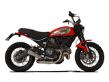 HP CORSE Ducati Scrambler 800 (2015+) Slip-on Exhaust "GP-07 Satin" (EU homologated; with wire mesh)