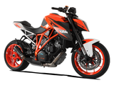 HP CORSE KTM 1290 Super Duke R (14/16) Slip-on Exhaust "GP-07 Black with Wire Mesh" (racing)