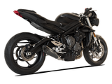 HP CORSE Triumph STREET TRIPLE 765 Slip-on Exhaust "Evoxtreme Black 310 mm" (racing) – Accessories in the 2WheelsHero Motorcycle Aftermarket Accessories and Parts Online Shop