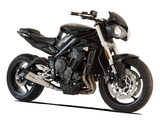 HP CORSE Triumph STREET TRIPLE 765 Slip-on Exhaust "Evoxtreme Satin 310 mm" (racing) – Accessories in the 2WheelsHero Motorcycle Aftermarket Accessories and Parts Online Shop