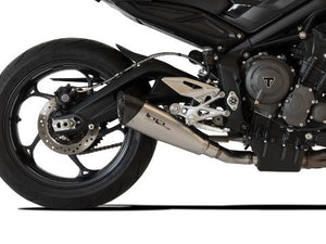 HP CORSE Triumph STREET TRIPLE 765 Slip-on Exhaust "Evoxtreme Satin 310 mm" (racing) – Accessories in the 2WheelsHero Motorcycle Aftermarket Accessories and Parts Online Shop