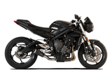 HP CORSE Triumph STREET TRIPLE 765 Slip-on Exhaust "GP-07 Black with Aluminum Ring" (racing) – Accessories in the 2WheelsHero Motorcycle Aftermarket Accessories and Parts Online Shop