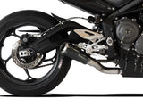 HP CORSE Triumph STREET TRIPLE 765 Slip-on Exhaust "GP-07 Black with Wire Mesh" (racing)