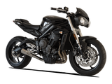 HP CORSE Triumph STREET TRIPLE 765 Slip-on Exhaust "GP-07 Satin with Wire Mesh" (racing) – Accessories in the 2WheelsHero Motorcycle Aftermarket Accessories and Parts Online Shop