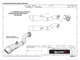 HP CORSE Aprilia Tuono V4 (11/14) Slip-on Exhaust "Hydroform Satin" (EU homologated)