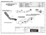 HP CORSE Honda CB1000R Slip-on Exhaust "Hydroform Satin Single" (low position)
