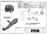 HP CORSE Suzuki GSX-R600 / GSX-R750 (06/07) Slip-on Exhaust "Hydroform Black" (EU homologated) – Accessories in the 2WheelsHero Motorcycle Aftermarket Accessories and Parts Online Shop