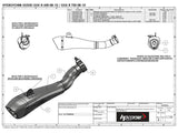 HP CORSE Suzuki GSX-R600 / GSX-R750 (08/10) Slip-on Exhaust "Hydroform Black" (EU homologated) – Accessories in the 2WheelsHero Motorcycle Aftermarket Accessories and Parts Online Shop