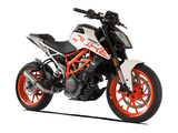 HP CORSE KTM 390 Duke (13/16) Slip-on Exhaust "GP-07 Satin with Aluminum Ring" (racing) – Accessories in the 2WheelsHero Motorcycle Aftermarket Accessories and Parts Online Shop