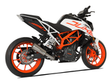 HP CORSE KTM 390 Duke (13/16) Slip-on Exhaust "GP-07 Satin with Wire Mesh" (racing) – Accessories in the 2WheelsHero Motorcycle Aftermarket Accessories and Parts Online Shop
