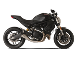 HP CORSE Ducati Monster 797 Slip-on Exhaust "Evoxtreme 260 Satin Short" (racing only)