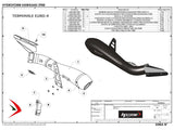 HP CORSE Kawasaki Z900 (17/19) Slip-on Exhaust "Hydroform Satin" (EU homologated)
