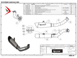 HP CORSE Kawasaki Z800/E Slip-on Exhaust "Evoxtreme Satin" (EU homologated)