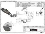 HP CORSE MV Agusta Brutale 675/800 Slip-on Exhaust "Evoxtreme 310 Black" (EU homologated)