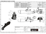 HP CORSE MV Agusta Rivale 800 Slip-on Exhaust "Hydroform Satin" (EU homologated)
