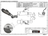HP CORSE MV Agusta Rivale 800 Low Position Slip-on Exhaust "Evoxtreme 310 Black" (EU homologated)