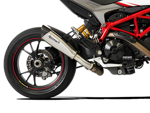 HP CORSE Ducati Hypermotard 821 Low Position Slip-on Exhaust "Evoxtreme 310 Satin" (EU homologated)