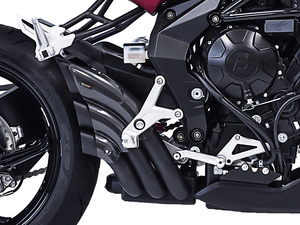 HP CORSE MV Agusta Rivale 800 Slip-on Exhaust "HydroTre Black" (EU homologated; with carbon cover)