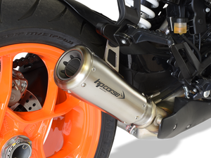 HP CORSE KTM 1290 Super Duke R (14/16) Slip-on Exhaust "GP-07 Satin with Aluminum Ring" (racing) – Accessories in the 2WheelsHero Motorcycle Aftermarket Accessories and Parts Online Shop