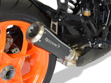 HP CORSE KTM 1290 Super Duke R (14/16) Slip-on Exhaust "GP-07 Black with Aluminum Ring" (racing) – Accessories in the 2WheelsHero Motorcycle Aftermarket Accessories and Parts Online Shop