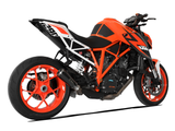HP CORSE KTM 1290 Super Duke R (14/16) Slip-on Exhaust "GP-07 Black with Aluminum Ring" (racing) – Accessories in the 2WheelsHero Motorcycle Aftermarket Accessories and Parts Online Shop