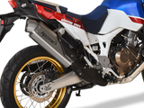 HP CORSE Honda CRF1000L Africa Twin Slip-on Exhaust "4-Track R Satin" (EU homologated) – Accessories in the 2WheelsHero Motorcycle Aftermarket Accessories and Parts Online Shop