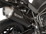 HP CORSE Triumph Tiger 800 (18/20) Slip-on Exhaust "4-Track R Black" (EU homologated) – Accessories in the 2WheelsHero Motorcycle Aftermarket Accessories and Parts Online Shop