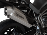 HP CORSE Triumph Tiger 800 (18/20) Slip-on Exhaust "4-Track R Satin" (EU homologated) – Accessories in the 2WheelsHero Motorcycle Aftermarket Accessories and Parts Online Shop