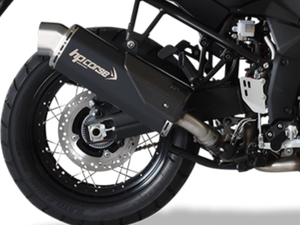 HP CORSE Suzuki DL1000 V-Strom (17/19) Slip-on Exhaust "4-Track R Black" (EU homologated) – Accessories in the 2WheelsHero Motorcycle Aftermarket Accessories and Parts Online Shop